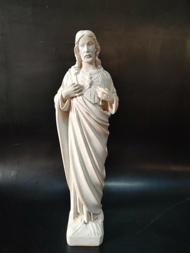 Statua gesso sacro cuore epoca - gesso,