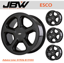 CERCHI IN LEGA 8"x17" JBW ESCO NERO LUCIDO FORD 4x108 ATTACCO FIESTA ESCORT (x4)