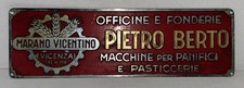 Targhetta Pubblicitaria Pietro