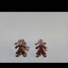 Orecchini colore argento con