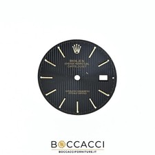 ROLEX Quadrante (Danneggiato) OYSTER Perpetual Datejust Nero Tapestry per. 16...
