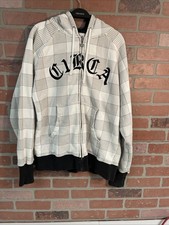 Felpa con cappuccio Circa bianca taglia media manica lunga