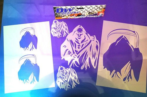 Grim reaper mylar aerografo - grim,