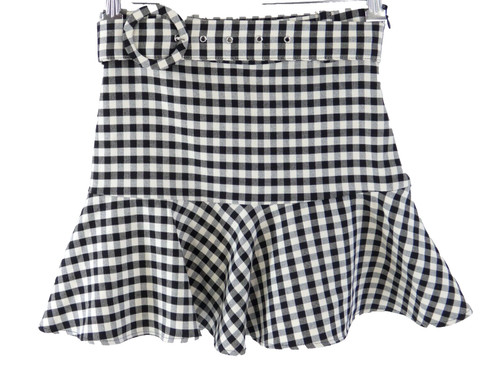 Zara minigonna gingham con