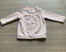 ♥ PETIT BATEAU ♥ Cardigan rosa cotone bimba neonata [12 mesi]