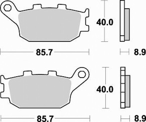 742cm56 pastiglie freno - 742cm56,