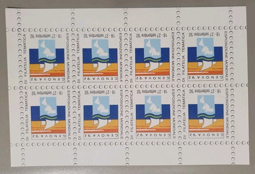 Italia 1992 foglietto - italia,