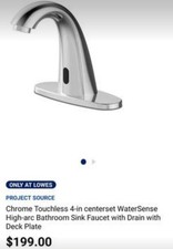 Rubinetto bagno cromato
