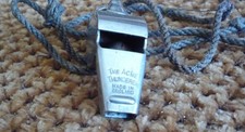 Vintage Acme Thunderer Metal Whistle - Silver
