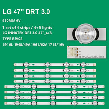 KIT BARRE LED PER TV LG 47" 47LB 47LF AGF78400901 AGF78401001 6916L-1715A/1716A