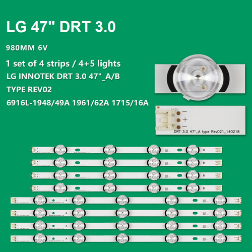 Kit barre led per 47 - per, lg
