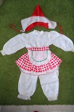 abito costume carnevale bambina bimba cappuccetto rosso 4 anni bello vestito