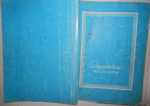 Vecchio quaderno scolastico - vecchio,