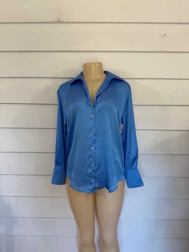 Nwd zara woman - blue, satin