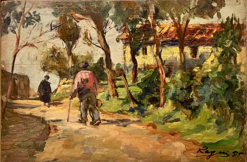 Quadro olio basso ragni - quadro,