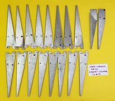 ARREDO NEGOZI STAFFE PER MENSOLE  8 COPPIE CM. 26 VINTAGE OFFERTA STOCK