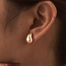 Orecchini a goccia in acciaio