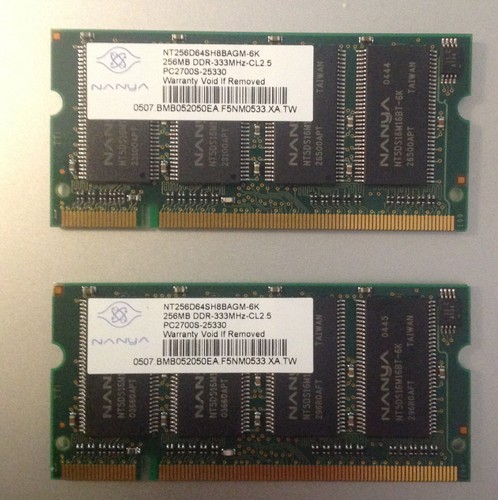 Ram 256mb ddr - ram, 2x