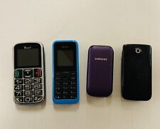 Lotto 4 Cellulari non Funzionanti per Parti di Ricambio Samsung GTE1190 GTE2530