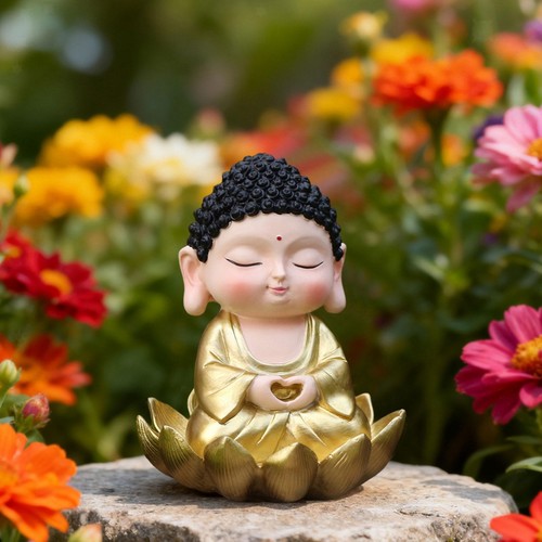 Statua buddha ornamento - di, da