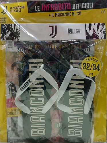 Juventus magazine infradito - juventus, 73+infradito