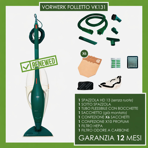 Aspirapolvere folletto 131 - aspirapolvere,