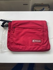 Borsa Sacca Rossa Per Libri Palestra Einaudi Struzzi NUOVA Originale