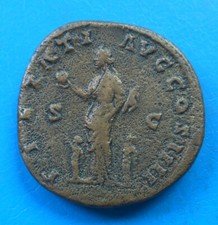 Antonin Antonino Sesterzio PIETATI AVG COS IIII / SC