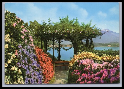 Cartolina lago como villa - di,