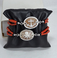 BRACCIALE  ARGENTO 925 CORALLO