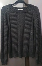 Maglione Comma nero argento