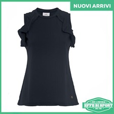 T shirt smanicata con volant Deha maglia ragazza maglietta tempo libero casual