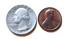 Lotto monete corso USA quarto