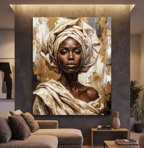 Ritratto astratto donna - di,