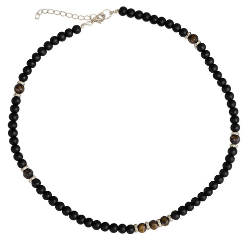 Collana uomo acciaio con - acciaio,