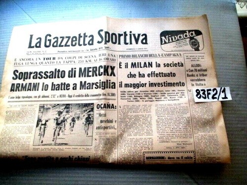 Gazzetta dello sport 1971 - gazzetta,