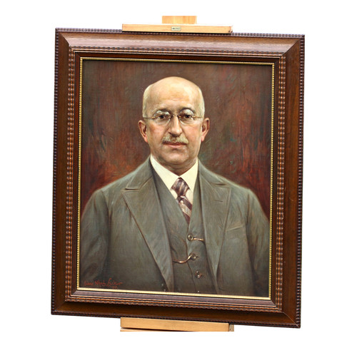 Dipinto olio tela firmato - su,