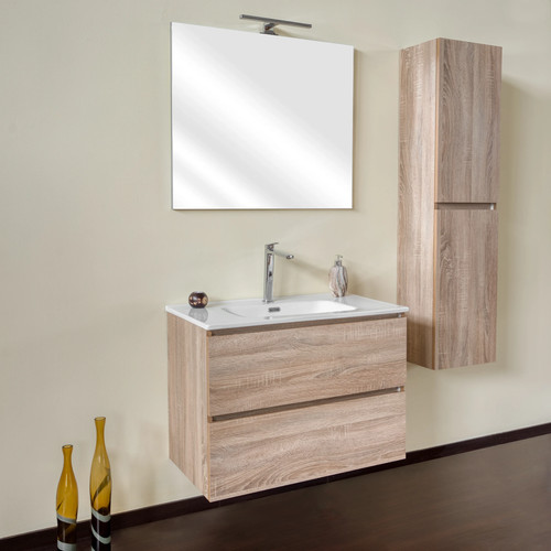 Mobile bagno sospeso rovere - bagno,