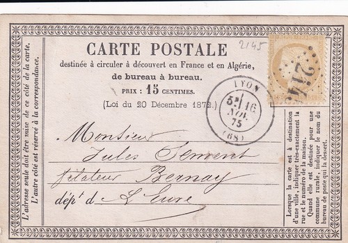 Carte postale precurseur - 🦬,