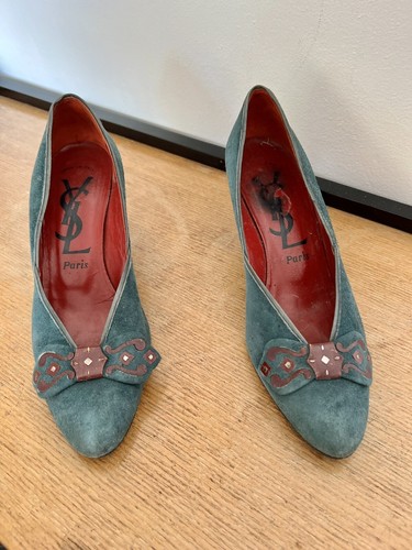 Paire escarpins yves saint - paire,