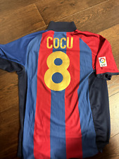 Barcelona Cocu match worn issued shirt rare jersey trikot maillot rare camiseta