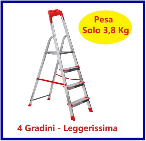Scala scaletta alluminio - scaletta, 4