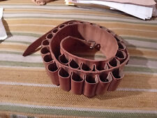 CARTUCCERA IN CUOIO 25 POSTI CARTUCCE  CALIBRO 12