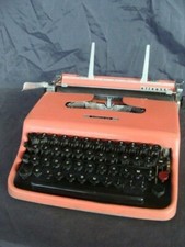 RARA OLIVETTI LETTERA 22 ROSA SALMONE