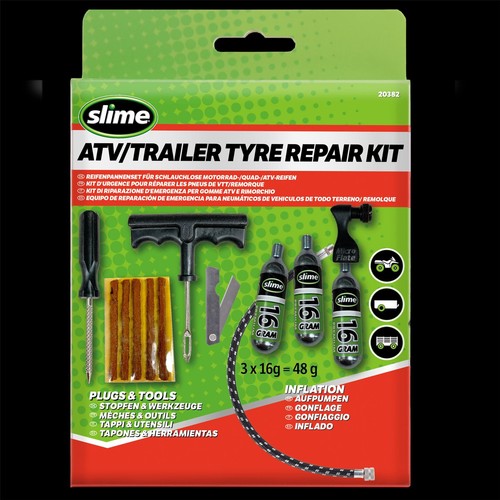 Slime kit tappo pneumatici - kit,