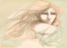 Fausto Maria Liberatore (1922-2004) Litografia Opera Grafica Firmata Timbro Rara