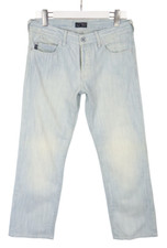ARMANI JEANS Indigo Series NO 008 Jeans Uomo US 29 Azzurro Abbottonato Dritto