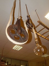 LAMPADARIO VECCHIE CARRUCOLE INDUSTRIALE 