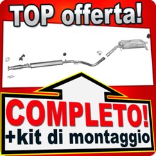 Scarico Completo per FIAT STILO 1.8 16V 133 CV 2-Volumi 2001-2006 Marmitta