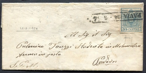 Z3583 asi lombardo veneto 1854 - lombardo,